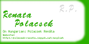 renata polacsek business card