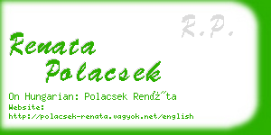 renata polacsek business card